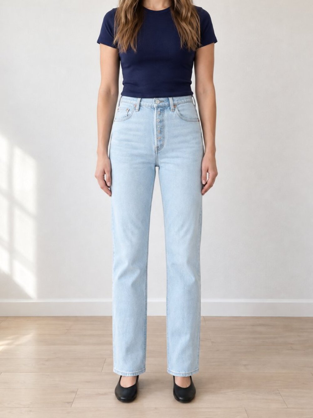 Levi's 501® Original Fit Women's Jeans, Ice Cloud - Light Wash, Size 29
